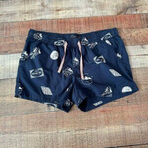 Prana Women's Size Medium Hiking Trail Shorts in Blue